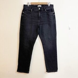 Loft Made and Loved The Girlfriend Hi-Rise Jeans Women Size 30 Black